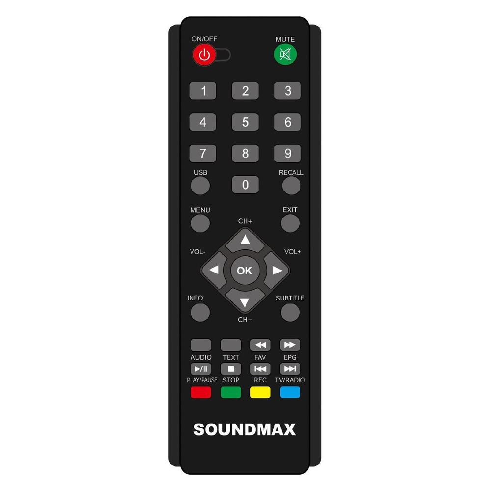 Приемник телевизионный DVB-T2 Soundmax SM-DVBT271 #1
