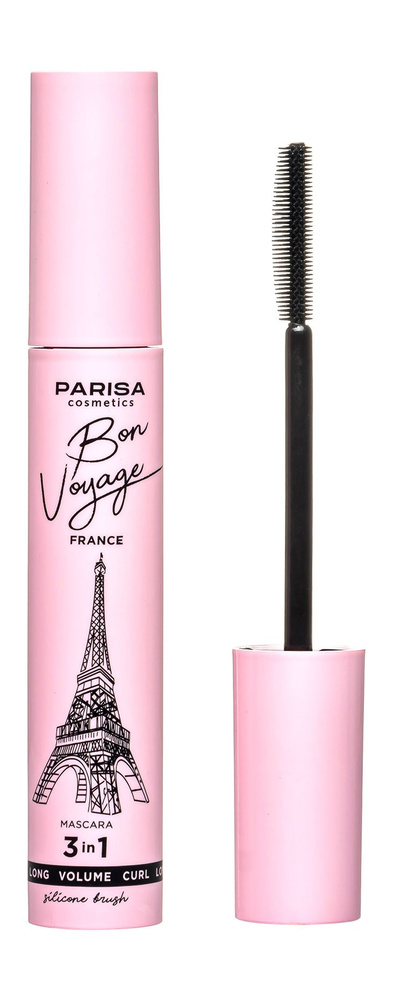 Тушь для ресниц Parisa Cosmetics Bon Voyage France 3-в-1 #1