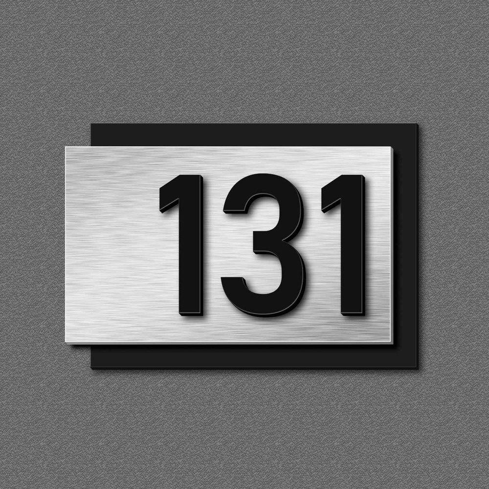 Цифры на дверь, табличка с номером 131 #1