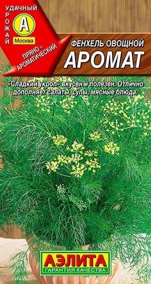 ФЕНХЕЛЬ ОВОЩНОЙ АРОМАТ. Семена. Вес 20 шт. Называют сладким укропом.  #1