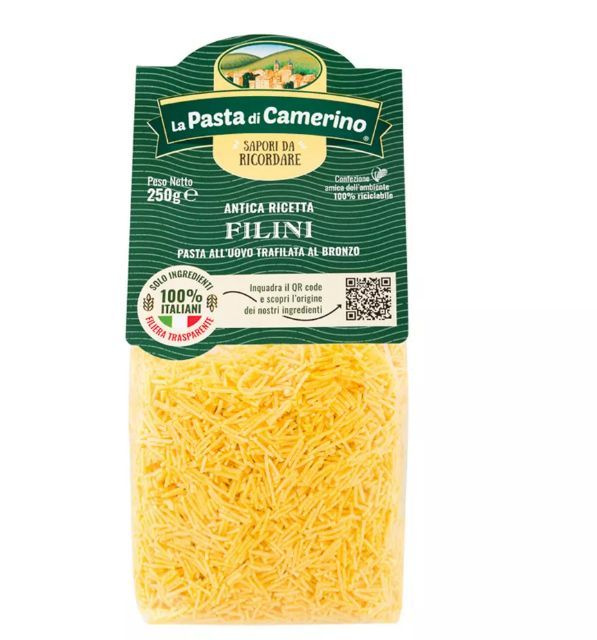 Изделия макаронные филини, La Pasta di Camerino, 250 г, Италия #1