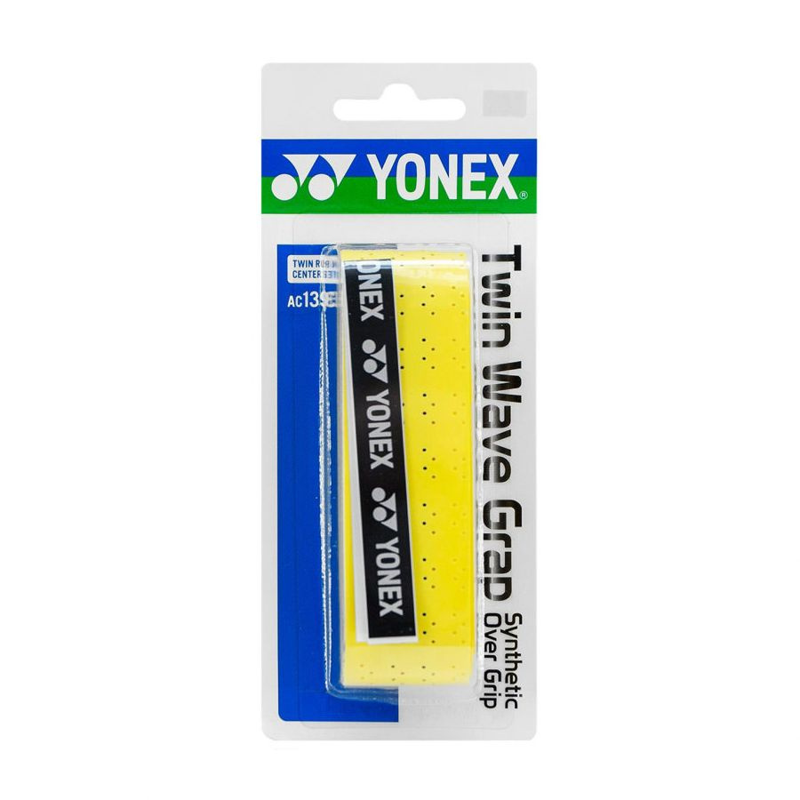 Обмотка для ручки Yonex Overgrip AC139EX Twin Wave Grap x1, Yellow #1