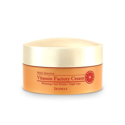 Витаминный крем на основе облепихи и масла ши DEOPROCE VITAMIN FACTORY CREAM 100г  #1