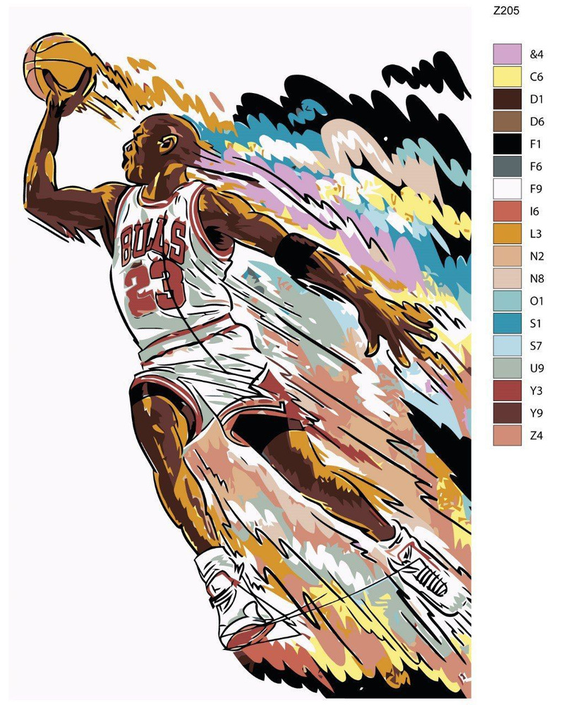 Картина по номерам Z-205 