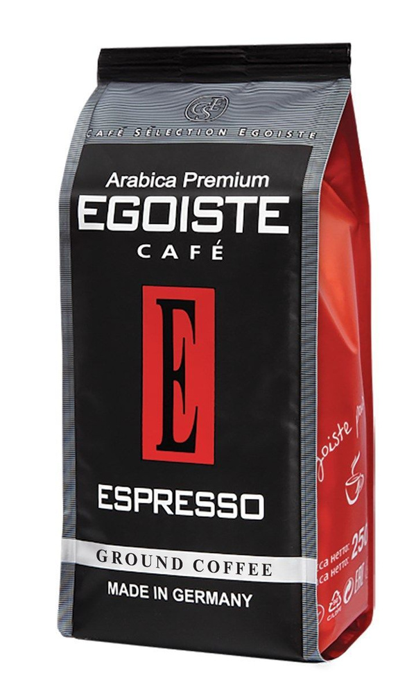 Кофе Egoiste Espresso молотый 250 г, 2 штуки #1