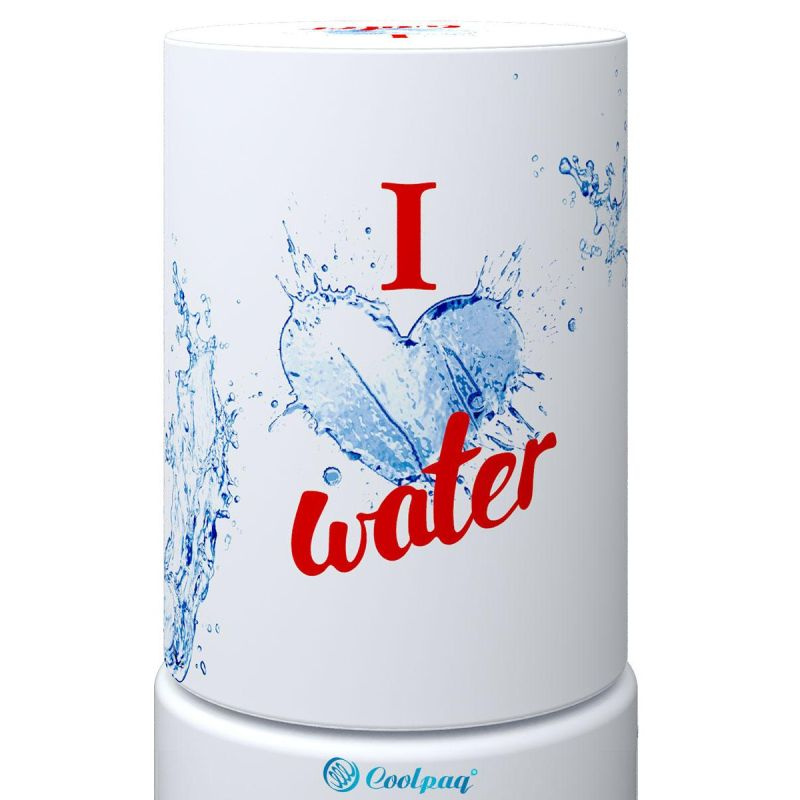 Coolpaq Чехол для бутилированной воды 19 литров, Я люблю воду, для кулера  #1