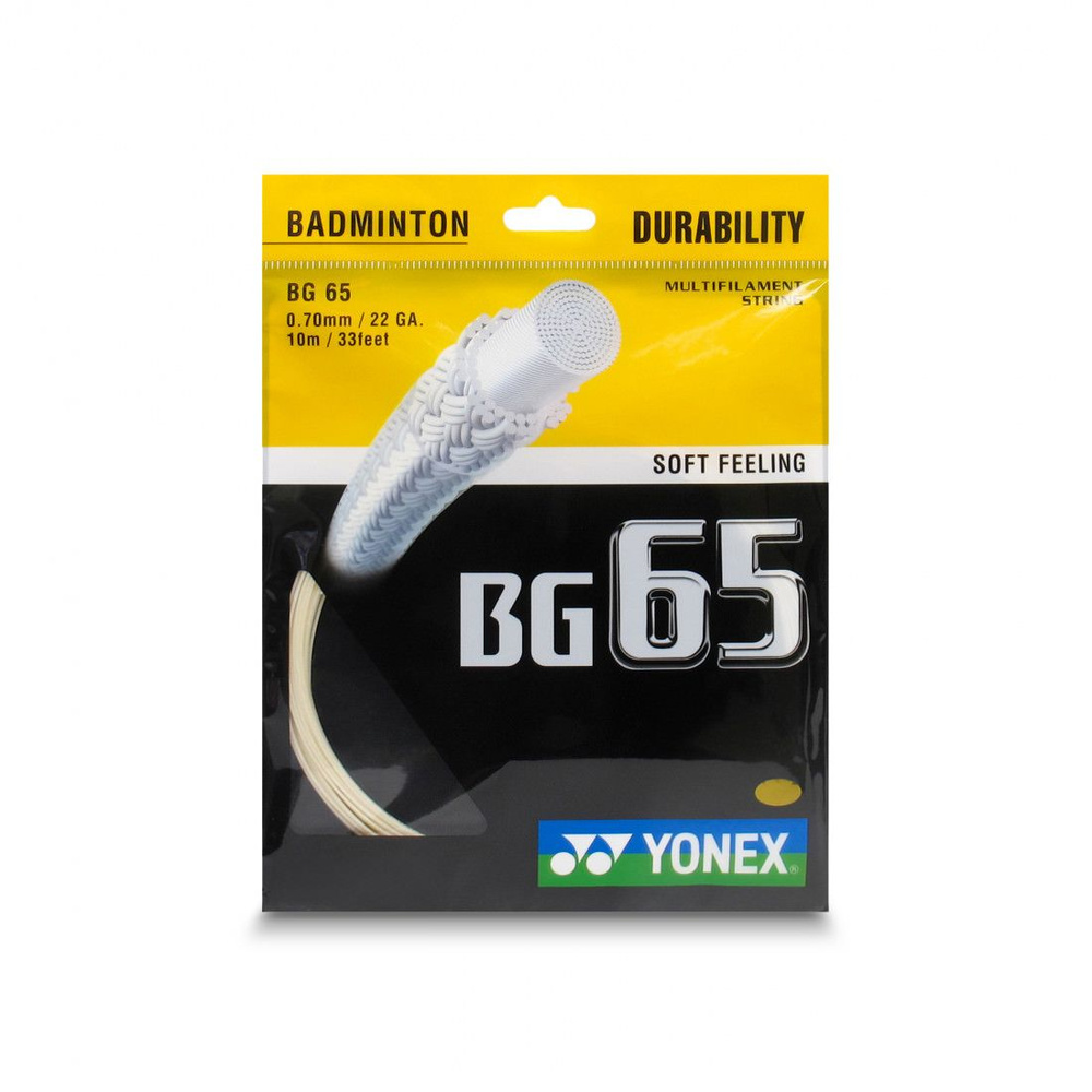 Струна для бадминтона Yonex BG-65 (10м.) Amber #1