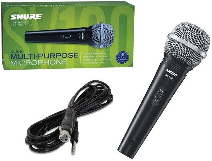 Микрофон Shure SV100-A, цвет черный. #1