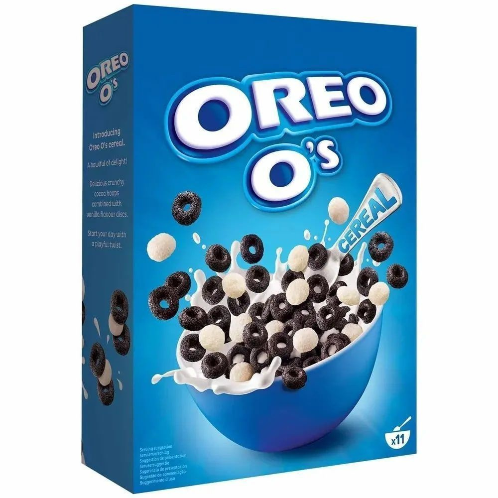 Хлопья готовый сухой завтрак Орео O's Cereal 350гр. #1