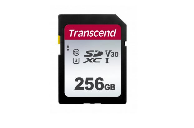 Флеш карта SDXC Transcend TS256GSDC300S объем 256 ГБ, классификация по скорости записи Class10, без адаптера #1