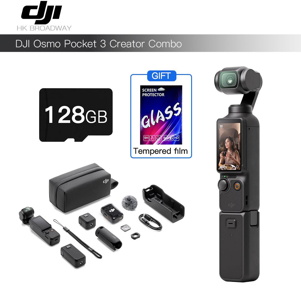 Экшн-камера DJI Osmo Pocket 3 + Карта памяти 128 ГБ купить по выгодной ...