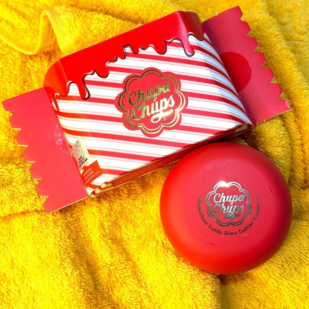 Chupa Chups Candy Glow Cushion кушон Peach 3.0 Fair #1