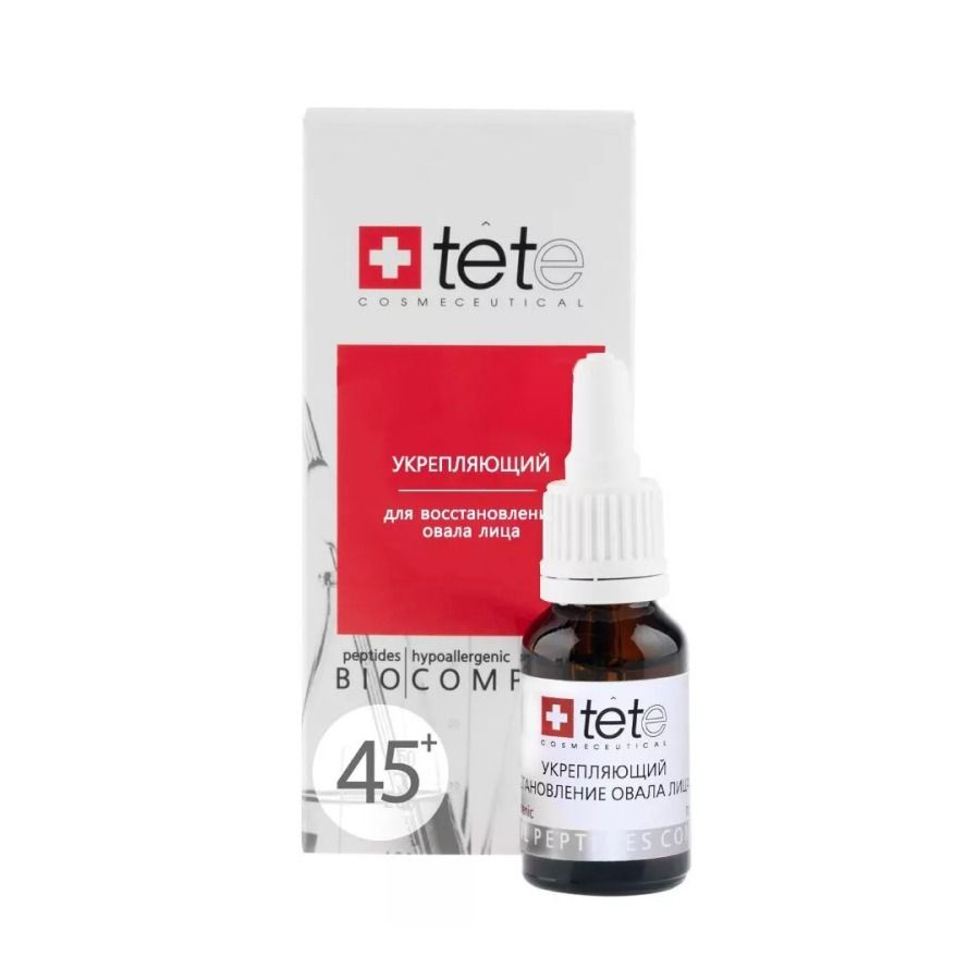 TETe Cosmeceutical Биокомплекс укрепляющий для восстановления овала лица 45+, 15 мл  #1