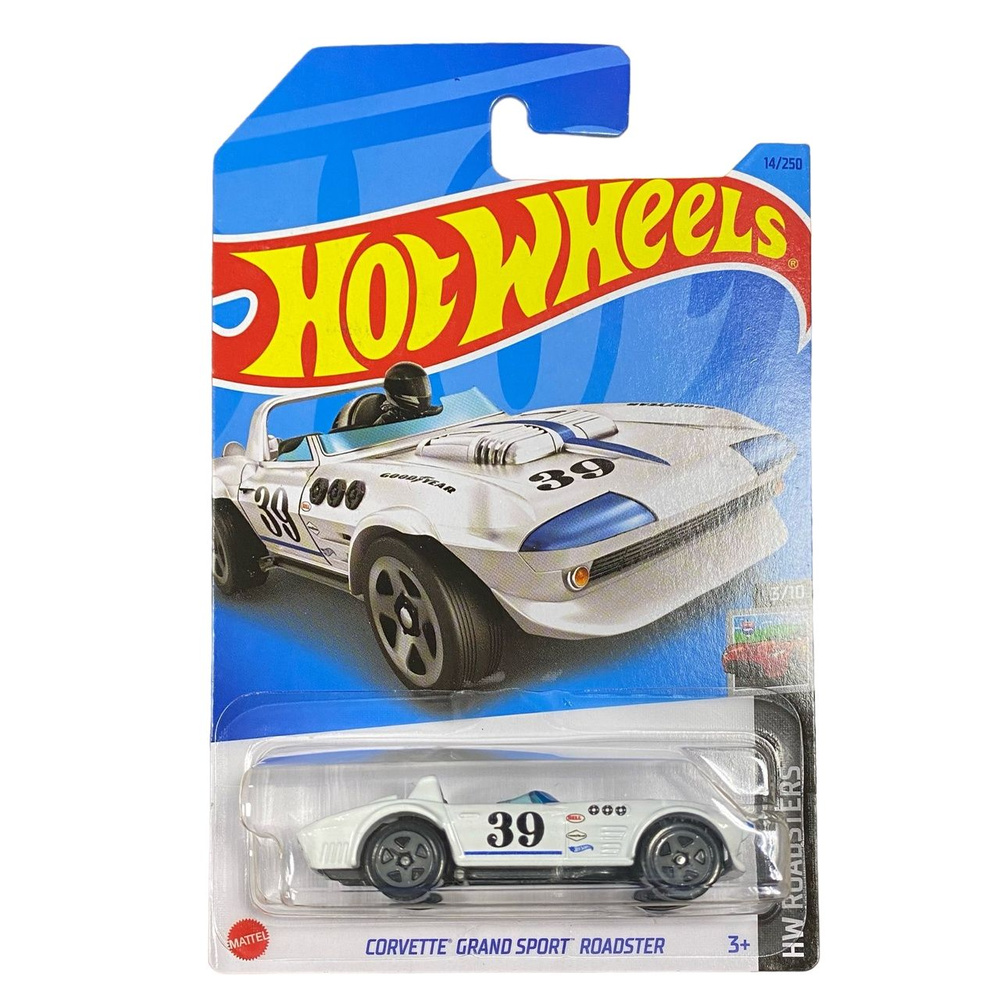 Hot Wheels металлическая машинка, коллекционная в масштабе 1:64 CORVETTE GRAND SPORT ROADSTER  #1