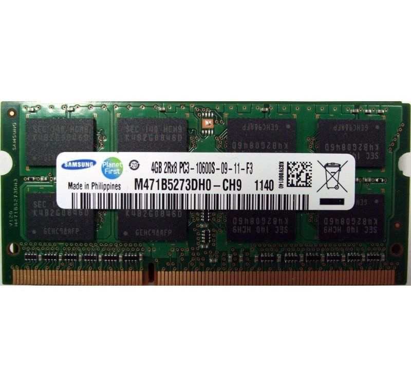 DDR3 Оперативная память SODIMM SАМSUNG M471B5273DH0-CH9 4Гб 1333MHz 1x4 ГБ (M471B5273DH0-СH9)  #1