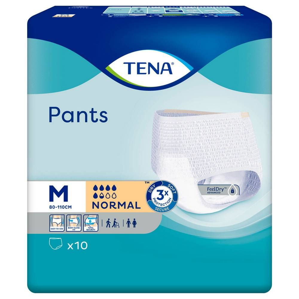 Подгузники-трусы для взрослых TENA Pants Normal M, 10 шт. #1