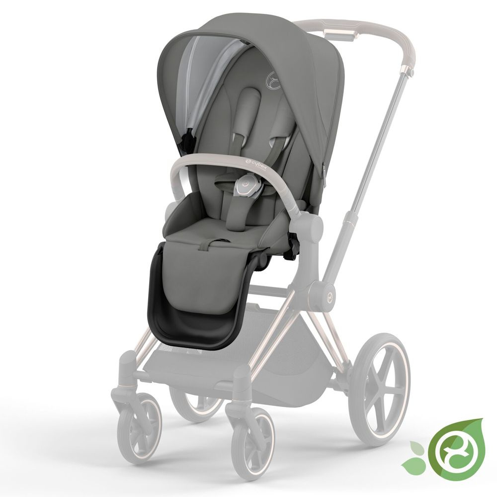 Cybex набор чехлов Seat Pack для прогулочного блока Priam IV, цвет Pearl Grey серый  #1