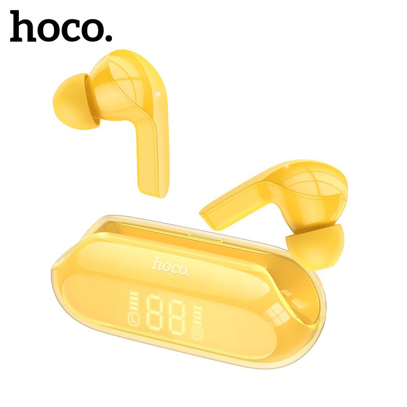 Беспроводные наушники Hoco EW39 Bright True Wireless BT Headset, желтый #1