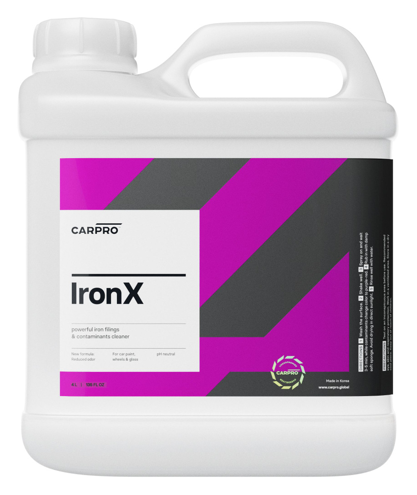 CARPRO IronX CHERRY Очиститель коррозии-металлических вкраплений(аромат вишни) 4l  #1
