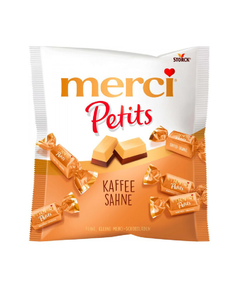 Конфеты Merci Petits Kaffe Sahne, 125г #1