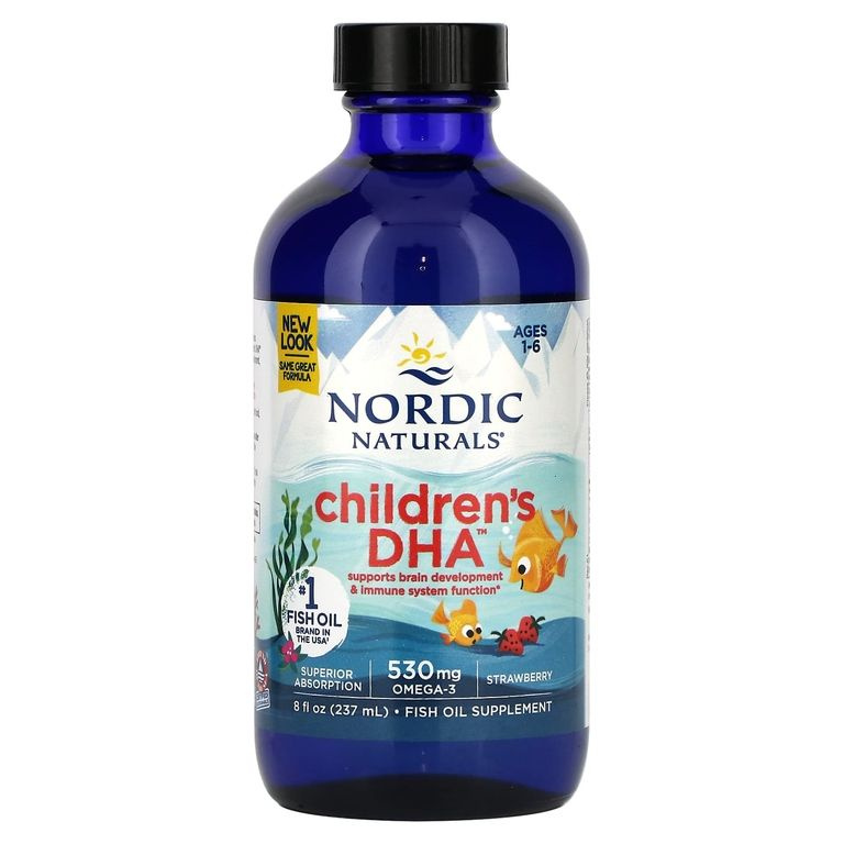 Nordic Naturals, омега-3 для детей 1-6 лет, 237мл, DHA 530мг #1