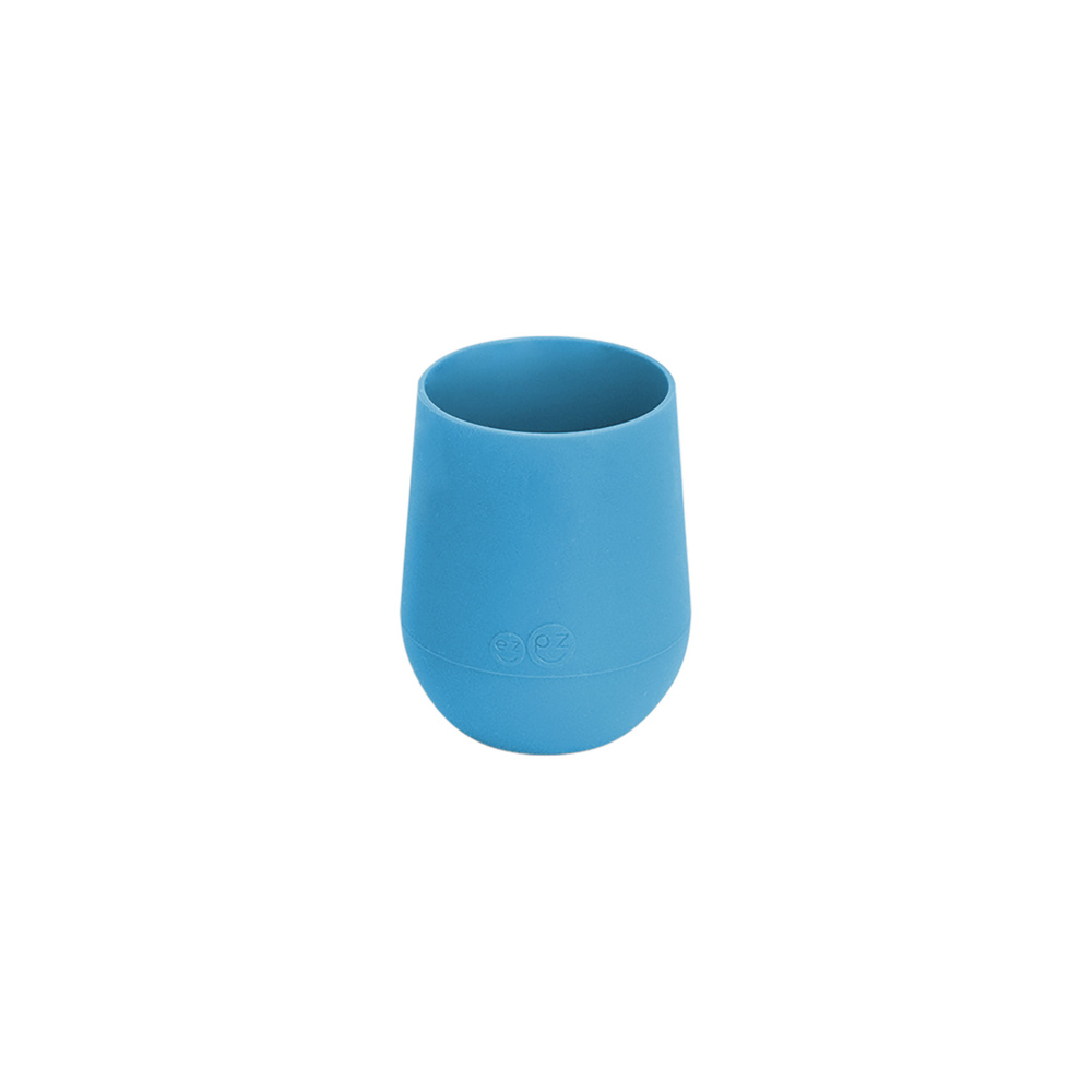 Поильник детский силиконовый стакан цвет синий EZPZ MINI CUP  #1