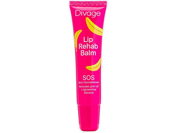 Бальзам Для Губ с ароматом банана Divage Lip Rehab Balm #1