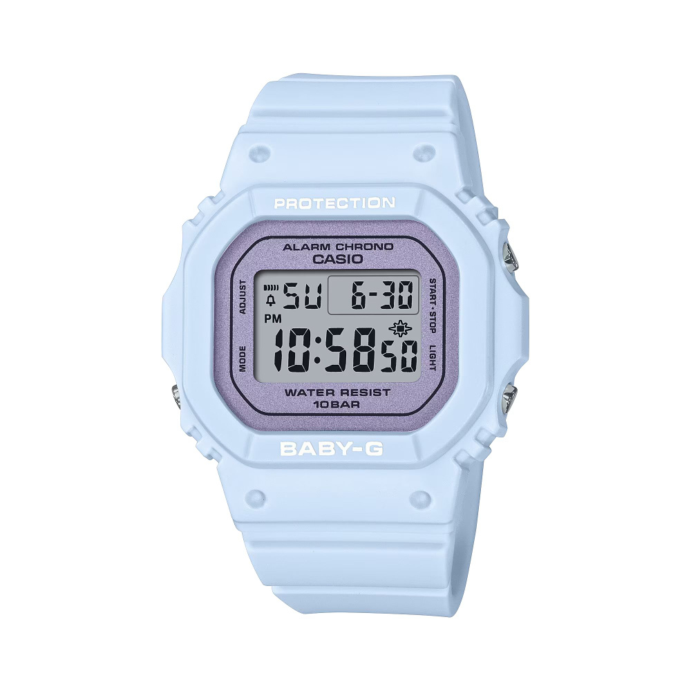 CASIO BABY-G BGD-565SC-2 часы наручные женские противоударные, с секундомером, таймером, будильником #1