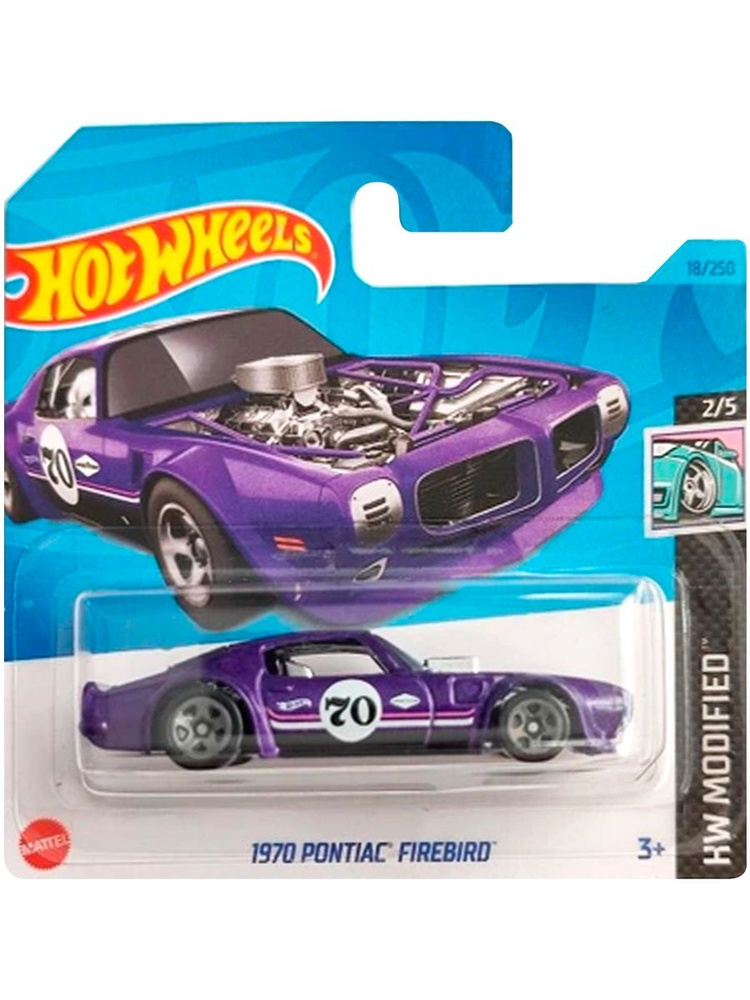 Машинка Hot Wheels Базовой коллекции 1970 Pontiac Firebird 18/250 (5785 HKK49) mainline 2023  #1