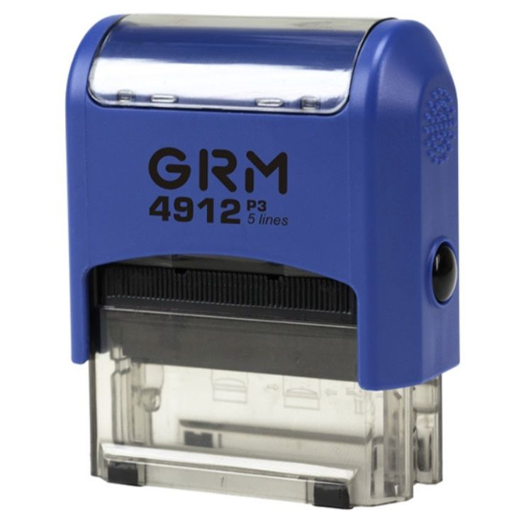 Оснастка для штампа GRM 4912, 47х18мм, синяя #1