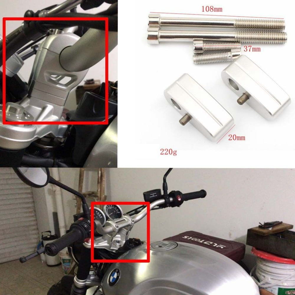 Подъемник на руль мотоцикла, рычаг перемещается вверх по высоте 20 мм для R NINE T /5 Pure R nineT Scrambler #1