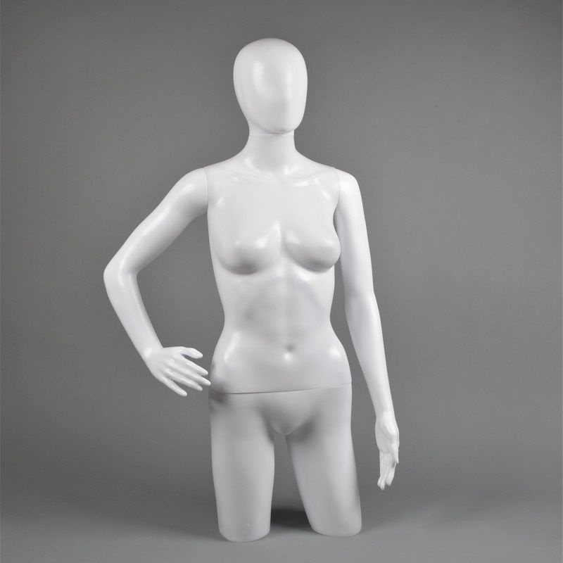Торс женский пластиковый с руками и головой FT-5-EVE WHITE #1