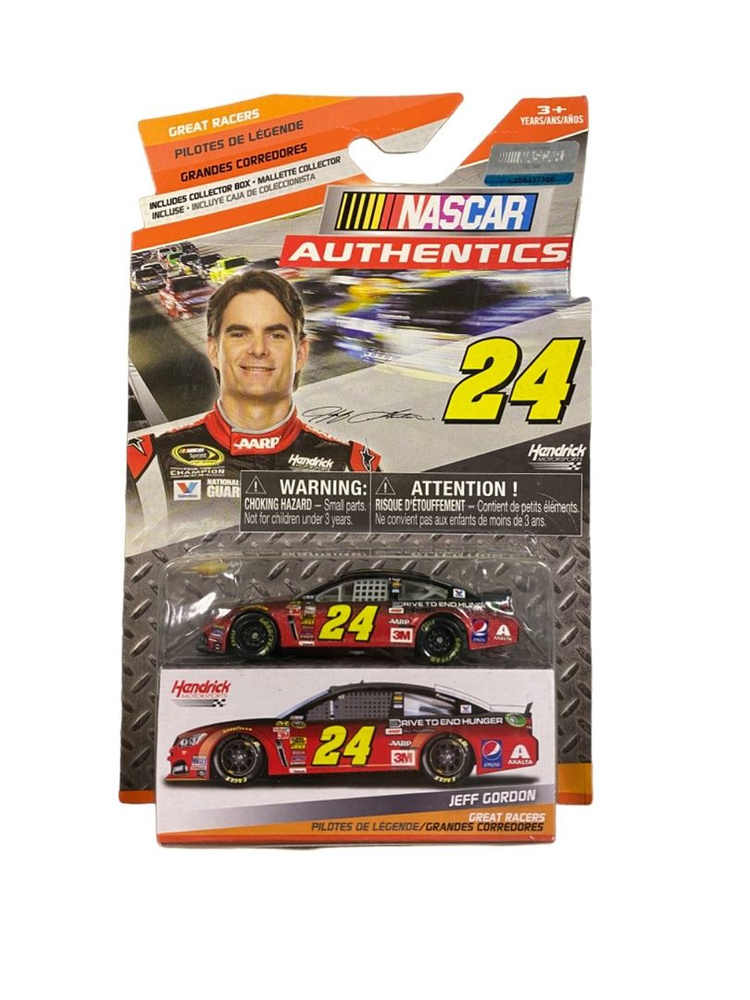 Игрушечная модель гоночной машины Nascar Authentics - Jeff Gordon #1