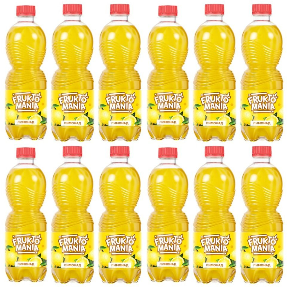 Fruktomania Напиток Лимонад, 0,5 л, 12 шт в коробке - купить с ...