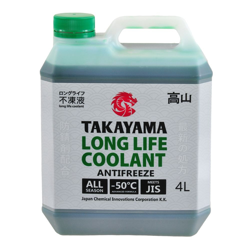 Антифриз TAKAYAMA LONG LIFE COOLANT зеленый 4 л 700504 #1