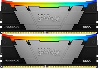 Kingston Fury Оперативная память Renegade RGB DDR4 3600 МГц 2x32 ГБ (KF436C18RB2AK2/64)  #1
