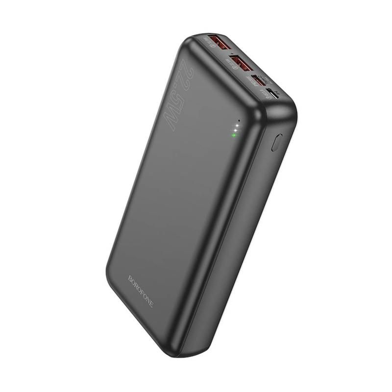 Внешний аккумулятор USB Borofone BJ38A (20000 mAh/22.5W/QC3/2 USB/порт USB-C PD) <черный>  #1