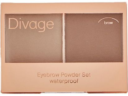 Набор теней для бровей Divage Waterproof Brow Powder Set #1