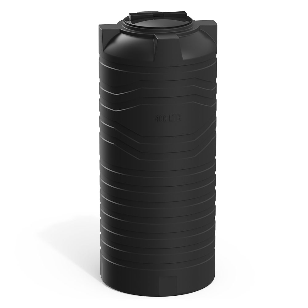 Емкость 400 литров Polimer Group N400 для воды/ топлива, цвет черный  #1