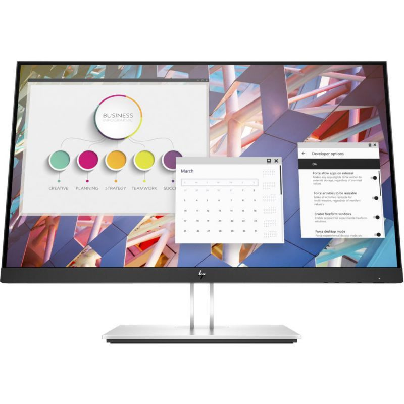 HP 24" Монитор E24i G4 (9vj40aa), черный, серебристый #1