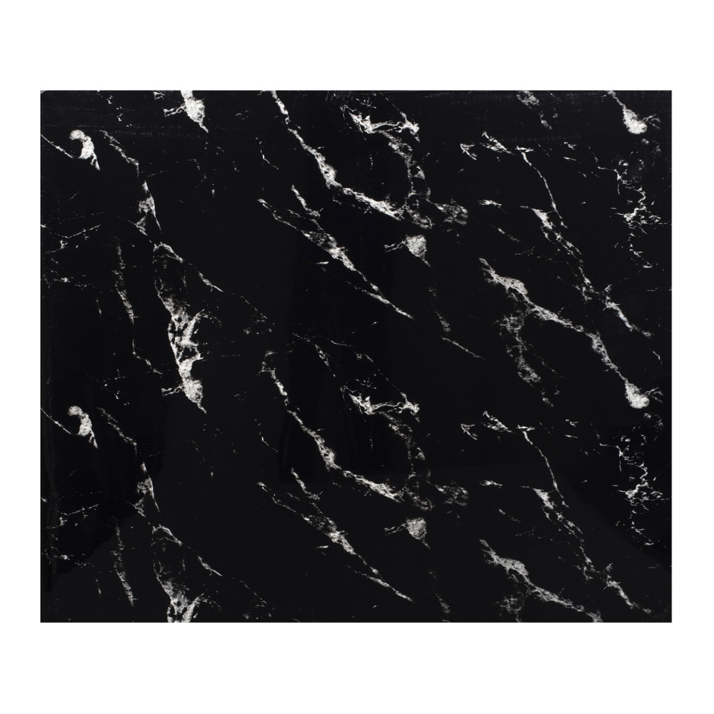Черный мрамор, 60х60 см плитка глянцевая, самоклеющиеся панели для стен, декор для дома на кухню, в ванную #1