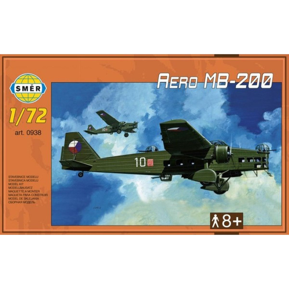 Smer Сборная модель 0938 Aero MB-200 1:72 #1
