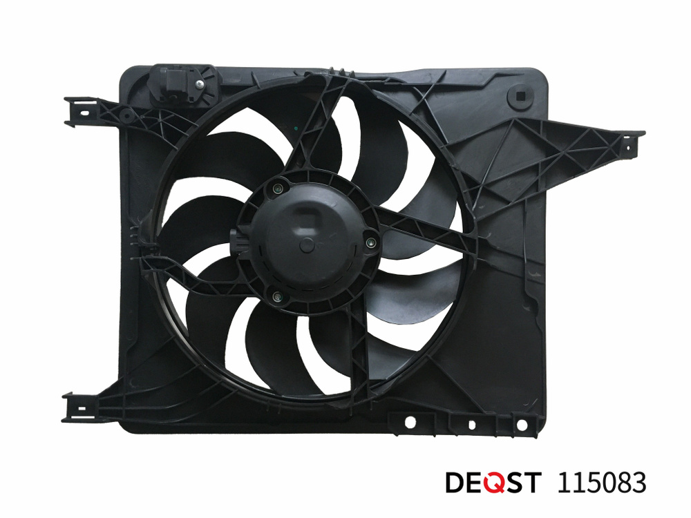 Вентилятор охлаждения двс Nissan Qashqai 06- (с кожухом и резист ...