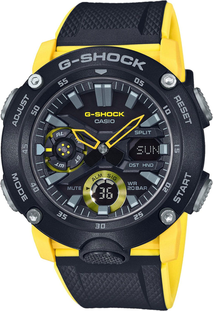 Наручные часы Casio G-SHOCK GA-2000-1A9 #1