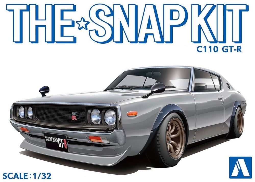 Сборная модель Nissan Skyline GT-R C110 Custom (Silver) #1