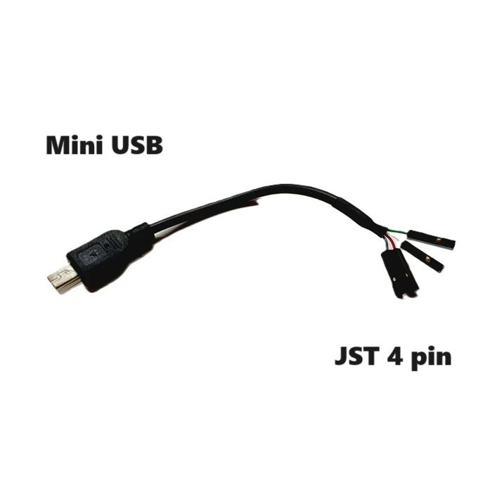 Переходник адаптер Mini USB на JST 4 pin RE JR Servo 160 разъем TTL 4Pin кабель GND для FPV монитора #1