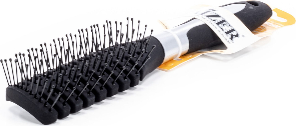 Расческа вентиляционная Kaizer / Кайзер универсальная с нейлоновыми зубчиками 22см / уход за волосами #1