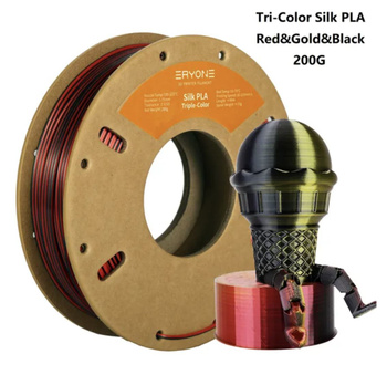 BUDO 1.75mm Silk PLA Filament Bundle, 3D Printer Tricolor Filament