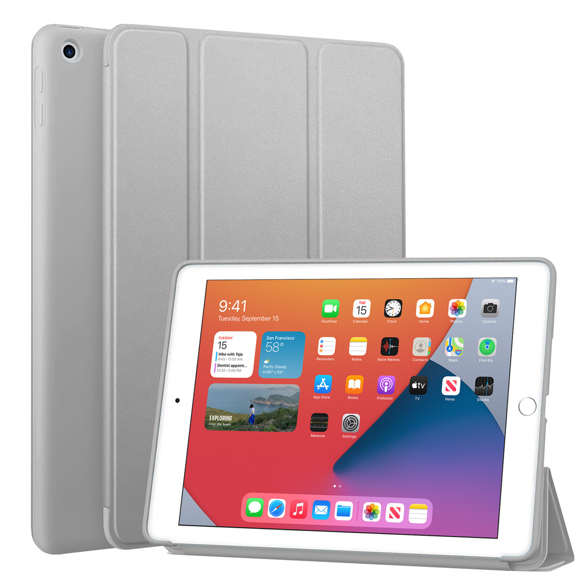 Серый (Grey), чехол для iPad 10.2 ONLY CASE SIMPLE