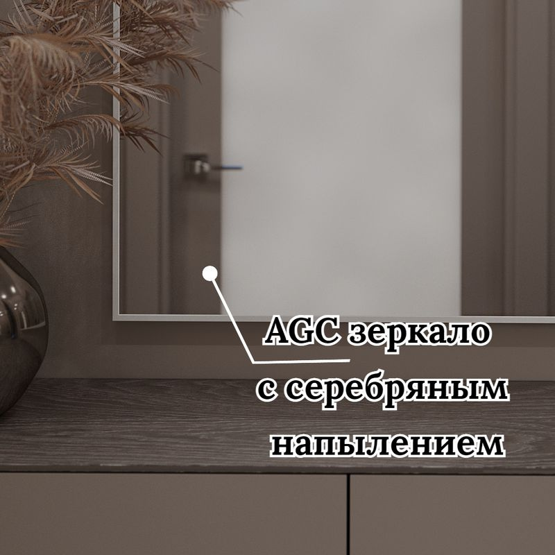 Зеркальное полотно AGC с серебряным напылением